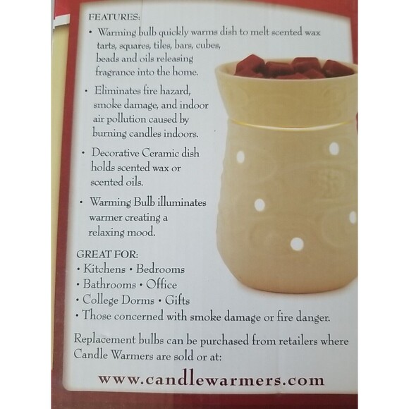 CANDLE WARMERS Etc. ILLUMINATION FRAGRANCE Espresso Embossed - Picture 3 of 3